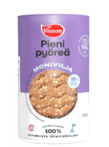 Мультизерновые хлебцы круглые VAASAN PIENI PYÖREÄ 250г