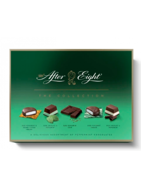 Шоколадные конфеты After Eight из темного и молочного шоколада с начинкой из мяты 199г