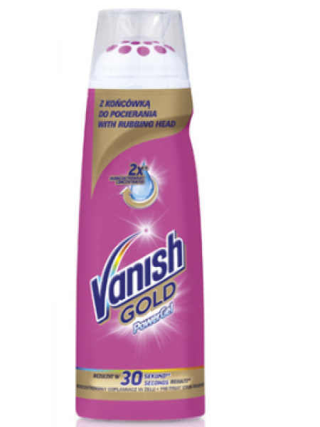 Пятновыводитель гель Vanish Gold Powergel для предварительной стирки 200мл