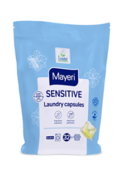 Капсулы гелевые для стирки Mayeri Sensitive 32шт