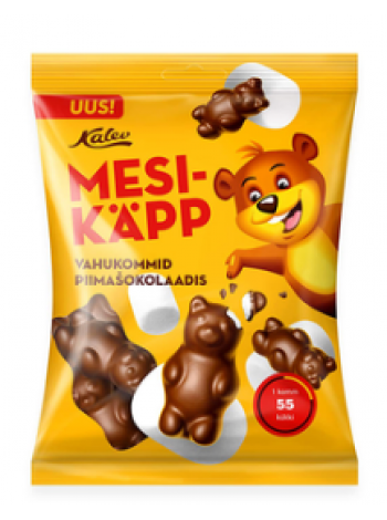 Зефир мишки в шоколаде KALEV Mesikäpp 115г