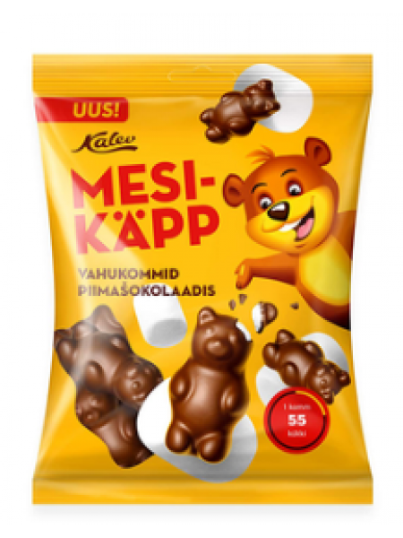 Зефир мишки в шоколаде KALEV Mesikäpp 115г