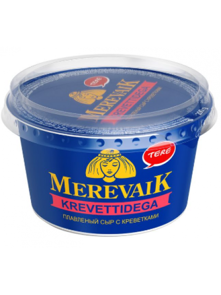 Плавленый сыр с креветками Tere MEREVAIK krevettidega 200г 