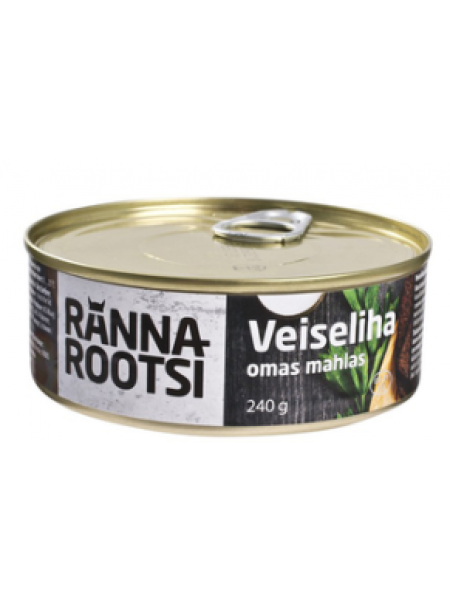 Говядина в собственном соку RANNAROOTSI Veiseliha omas mahlas 240г