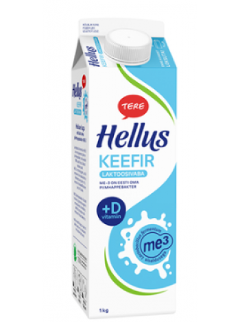 Кефир без лактозы Tere HELLUS keefir 1л