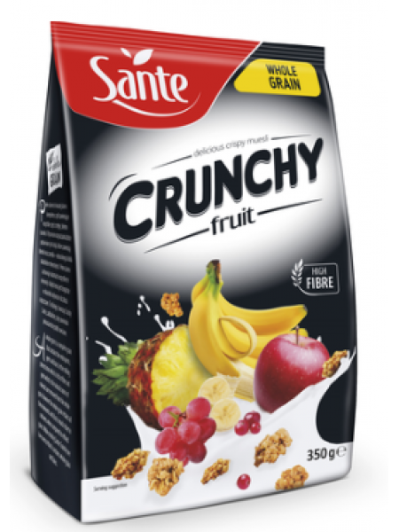 Мюсли жареные с фруктами Sante 350г