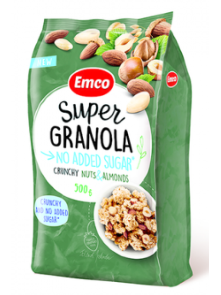 Мюсли с орехами без добавления сахара EMCO 500г