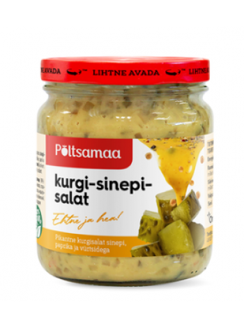 Салат из огурцов и горчицы Põltsamaa 280г