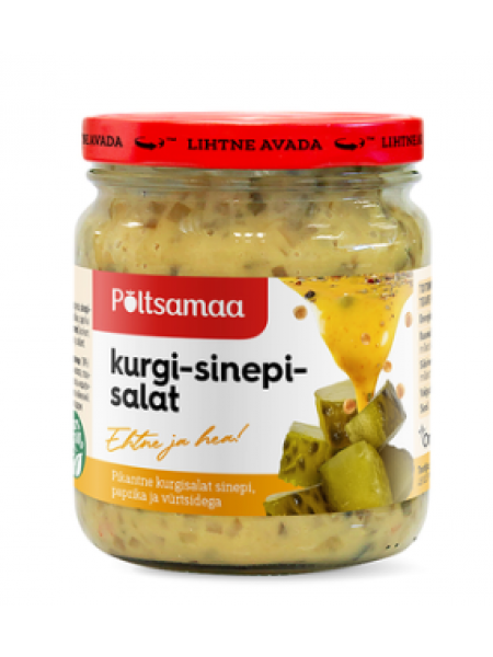 Салат из огурцов и горчицы Põltsamaa 280г