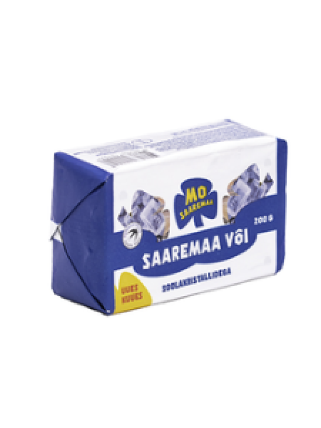 Масло сливочное с кристаллами соли 80% MO SAAREMAA 200 г