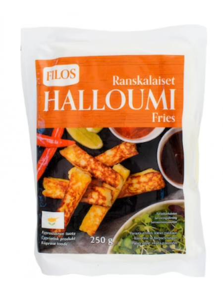 Сыр халуми Filos Halloumi-ranskalaiset 250г в нарезке