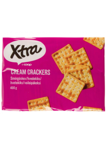 Натуральные крекеры X-ТРА 400г