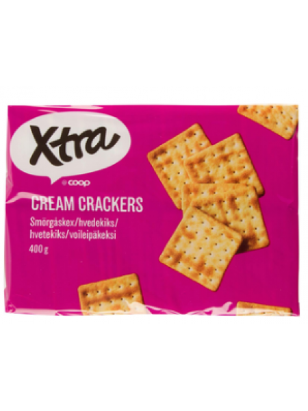 Натуральные крекеры X-ТРА 400г