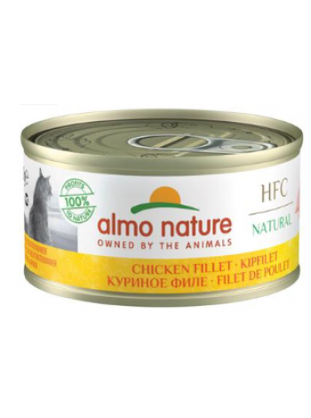 Влажный корм для кошек Almo Nature HFC 70г куриное филе 