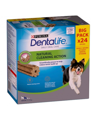 Лакомство для собак Purina Dentalife Medium big pack 552г