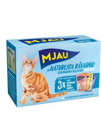 Влажный корм для кошек Mjau Lajitelma Meat&Fish в желе 12х85г