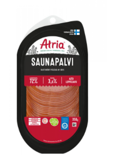 Ветчина в нарезке Atria Saunapalvi 350г