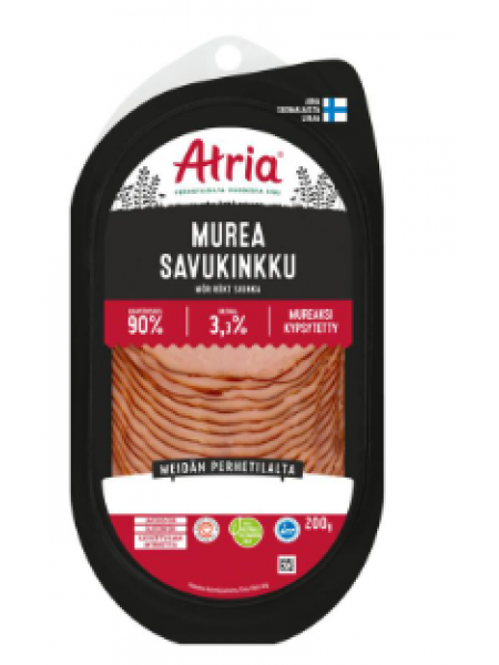 Ветчина Atria Murea Savukinkku 200г Не содержит лактозы