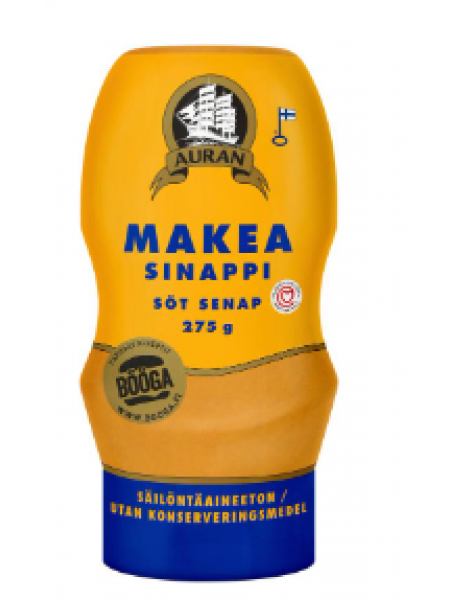 Сладкая горчица Auran Makea Sinappi 275г