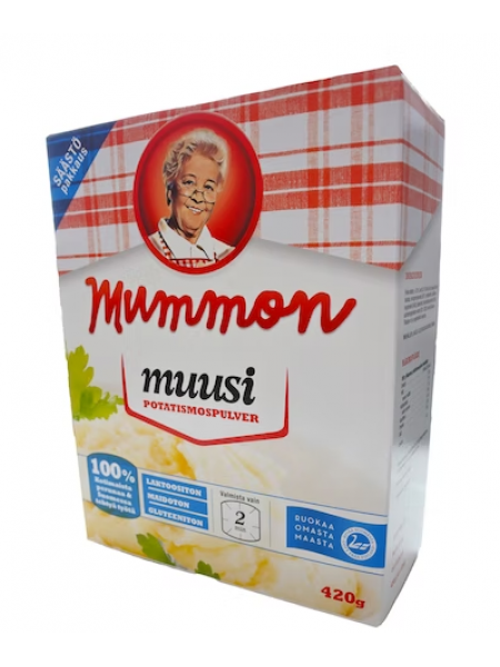 Картофельное пюре в порошке Mummon Muusi 420г 12 порций без лактозы