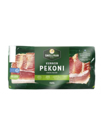 Бекон Snellman Kunnon pekoni 150г
