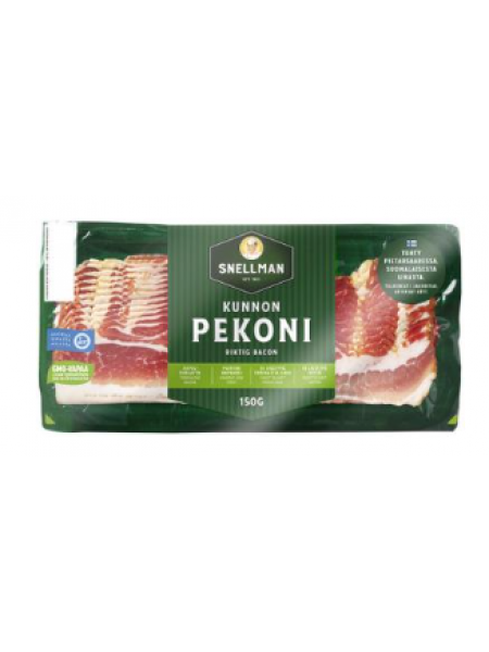 Бекон Snellman Kunnon pekoni 150г