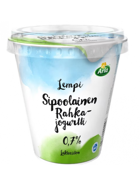 Творожный йогурт Arla Lempi Sipoolaine rahkajogurtti 0,7% 300г без лактозы
