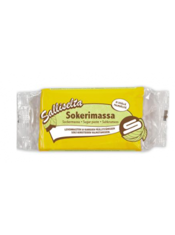 Сахарная паста Salliselta Sokerimassa желтая 250г