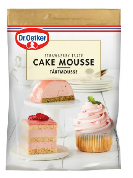 Мусс для торта со вкусом клубники Dr. Oetker 130г