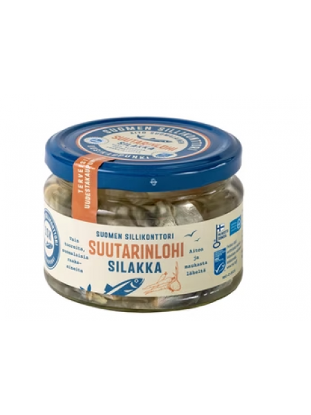 Сельдь с овощами Suutarinlohi Silakka 280г/140г в стекле
