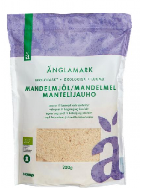 Миндальная мука органическая Änglamark 200 г 