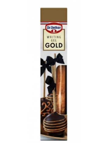 Золотистый декорирующий гель Dr. Oetker 19г