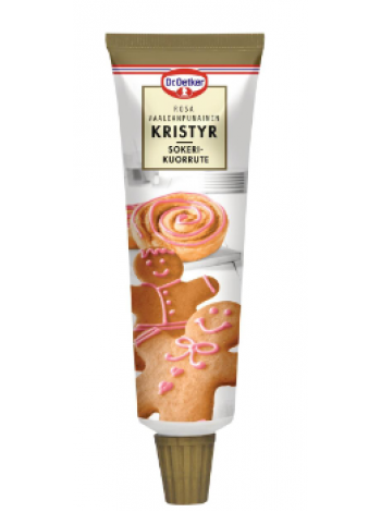 Сахарная глазурь Dr. Oetker 125 г в тубе розовая