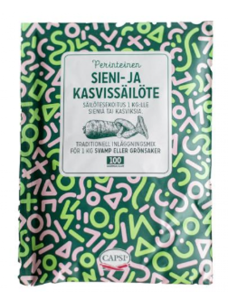 Консервированная смесь для грибов или овощей Capsi Sieni-ja-kasvissailote 100г