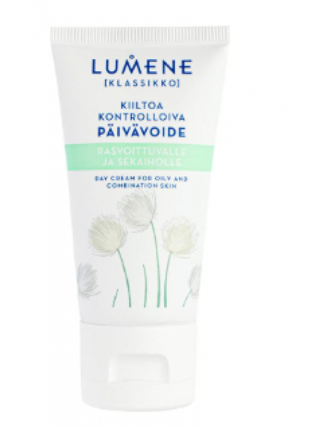 Дневной крем против жирного блеска для жирной и комбинированной кожи Lumene CLASSIC 50мл