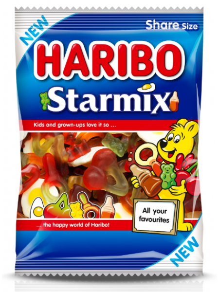 Жевательные конфеты HARIBO Starmix Karkkipussi 270г