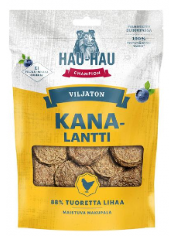 Лакомство для собак Hau-Hau Champion Viljaton Herkku Kanalantti 90г без зерна