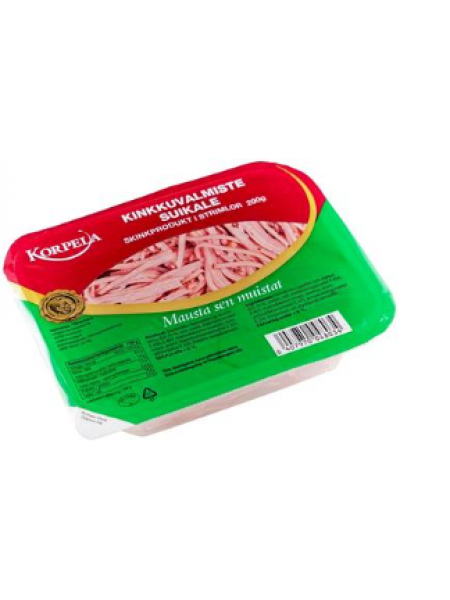 Полоски из ветчины Korpela Kinkkuvalmiste suikale 200г