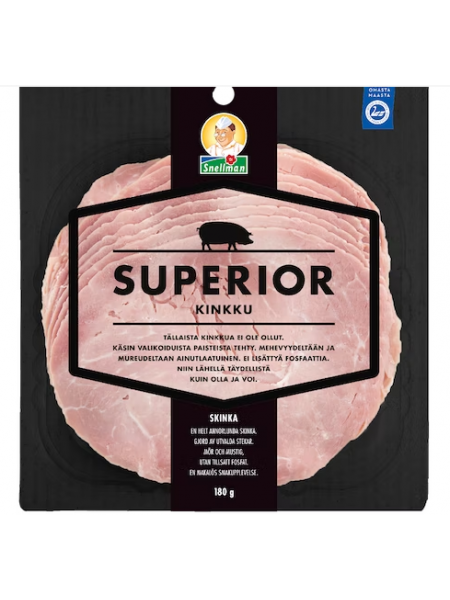 Ветчина Snellman Superior kinkku 180г в нарезке