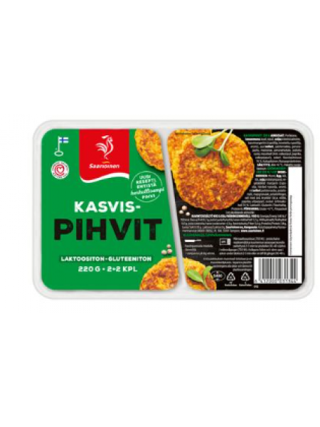 Овощные оладушки Saarioinen Kasvispihvit 220г/4шт