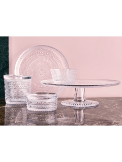 Тарелка для торта Iittala Kastehelmi 31,5см прозрачная