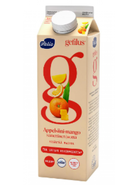 Сок без лактозы Valio Gefilus appelsiini-mango 1 л апельсин-манго без лактозы