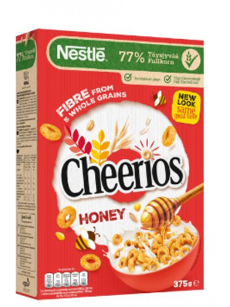 Хрустящие цельнозерновые колечки с мёдом Nestlé Cheerios 375г