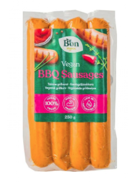 Вегетарианские гриль колбаски Bon Soya kasvisgrillimakkara 250г