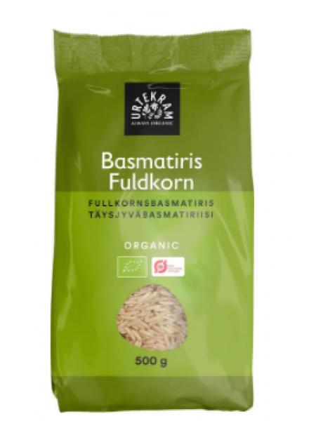 Органический цельнозерновой рис басмати Urtekram 500 г