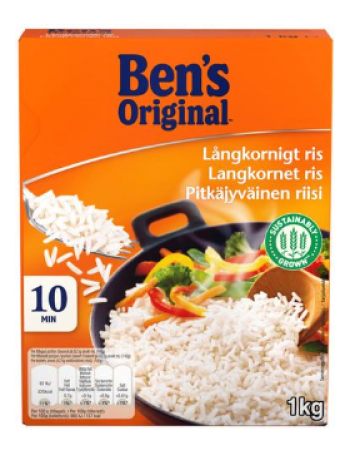 Рис длиннозерный Ben's Original  1кг