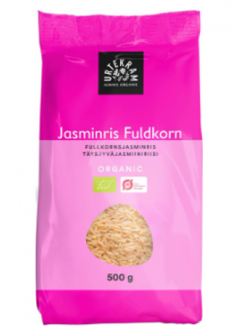 Органический цельнозерновой жасминовый рис Urtekram 500 г 