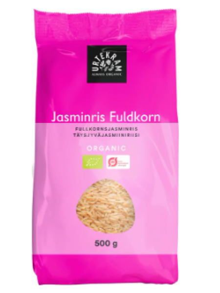 Органический цельнозерновой жасминовый рис Urtekram 500 г 