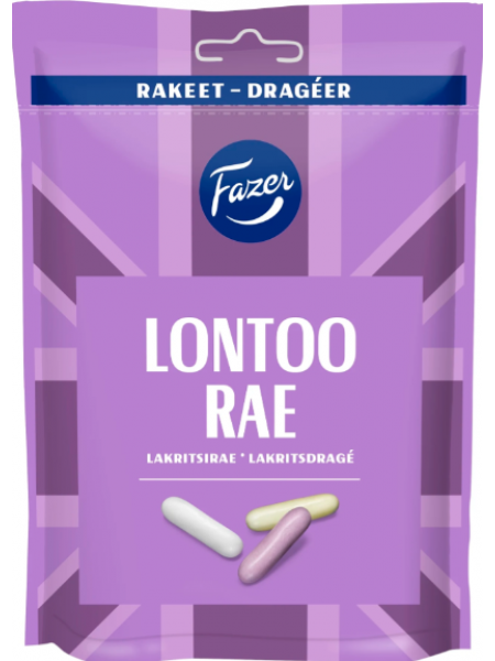 Конфеты с лакрицей Fazer London Rae 175 г