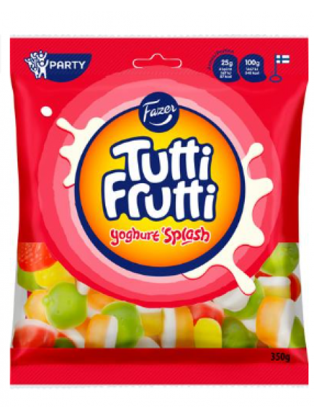 Конфеты жевательные Fazer Tutti Frutti Yoghurt Splash 350г